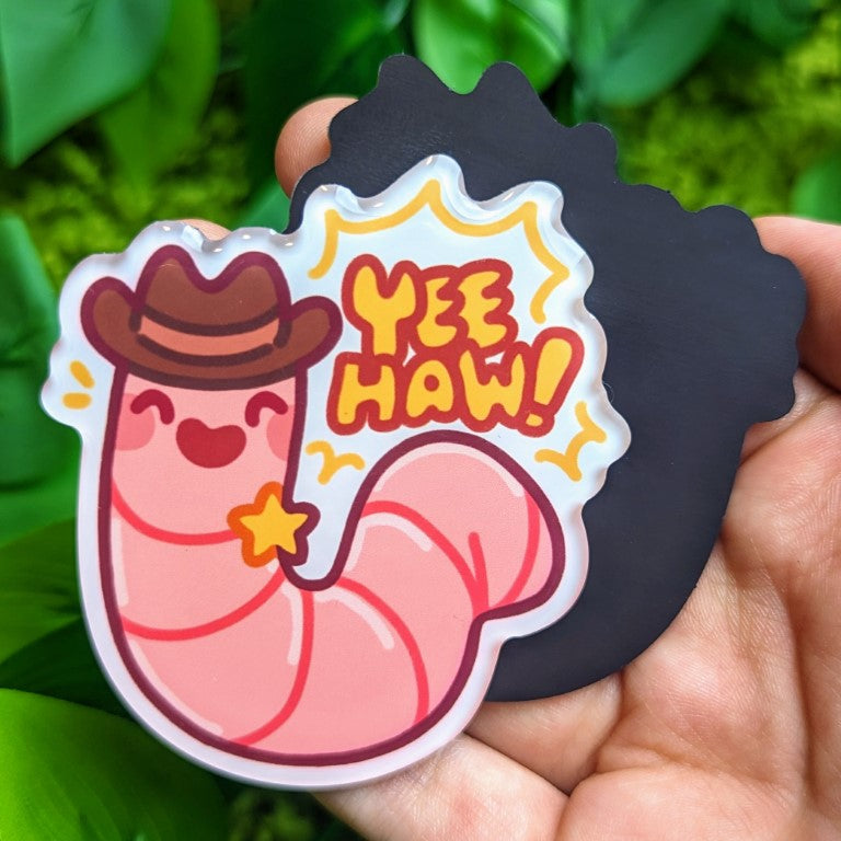 Cowboy Worm Magnets