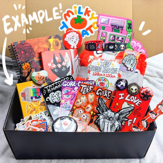 Example of what may come in a creepy mystery gift box