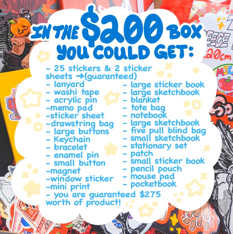 List of what might come in the $200 creepy mystery gift box