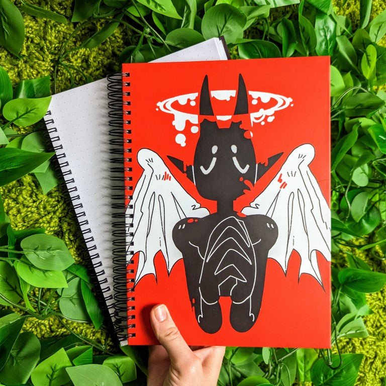 The Angel of Blood notebook.