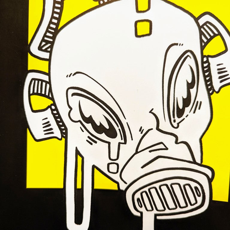 Gas Mask Girls Large Prints