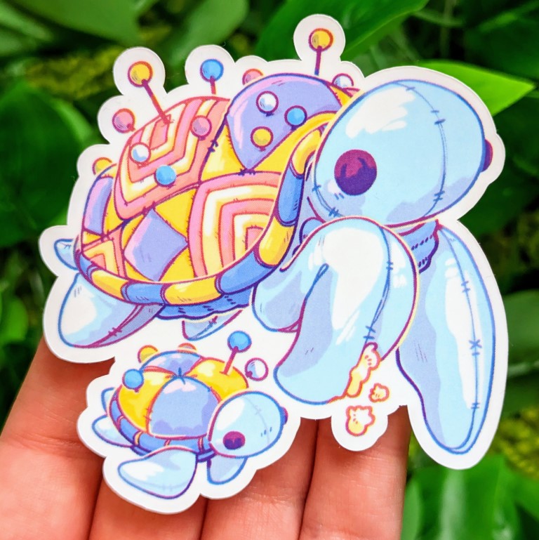 Pin-Cushion Sea Pet Stickers