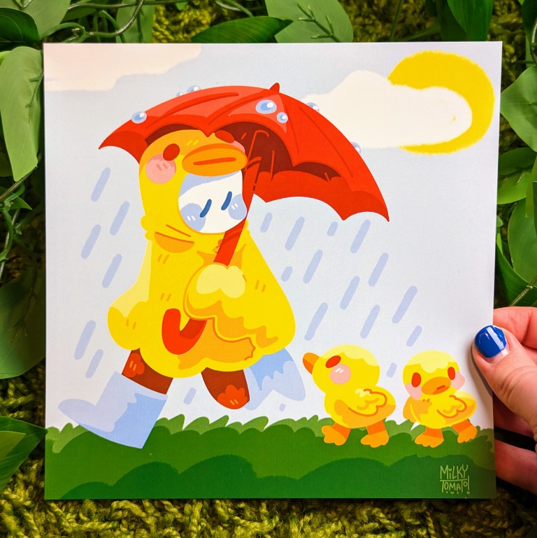 Rainy Day Ghost Large Prints