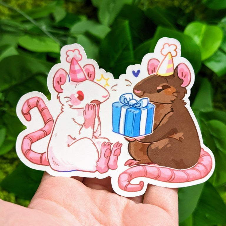 Rat Party Stickers