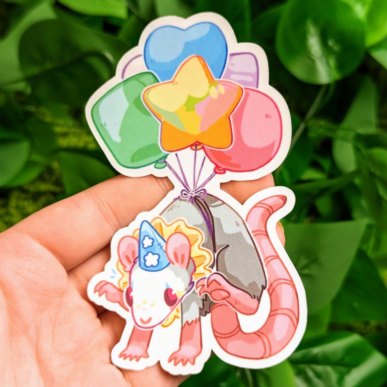 Rat Party Stickers