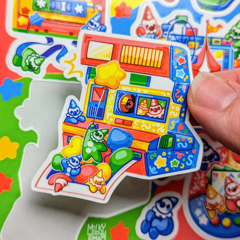 Clown Tech Sticker Sheet