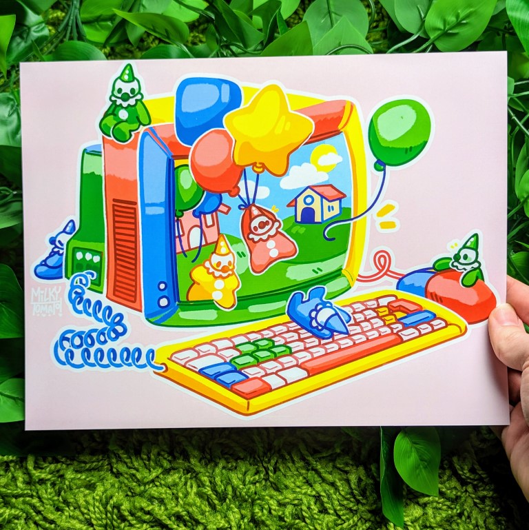 Clown Tech Large Prints