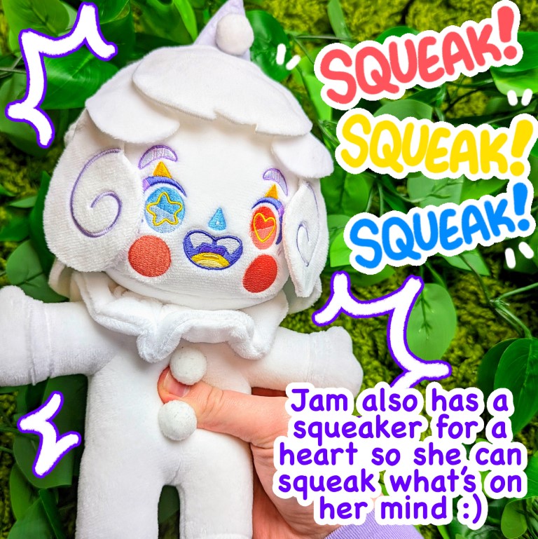 Jam Clown Mascot Plushie