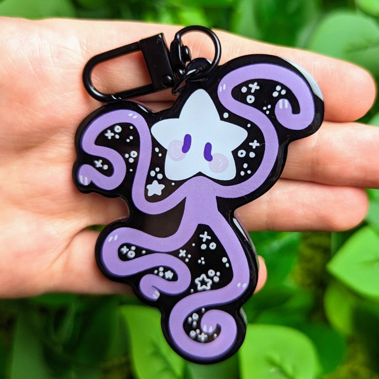 Wiggly Star Baby Keychain