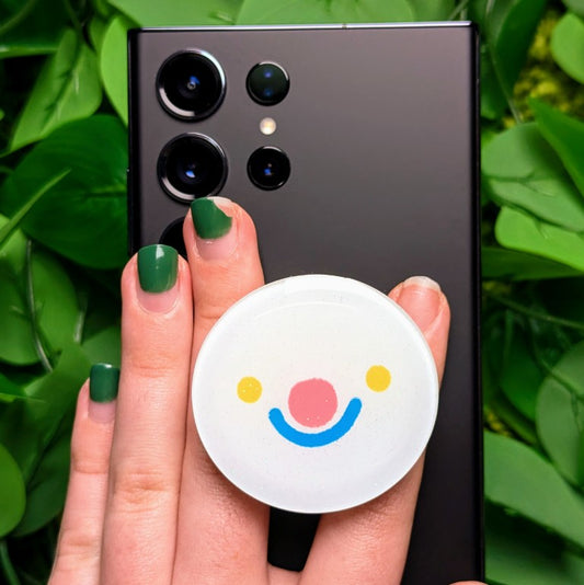 Silly Clown Face Phone Grip