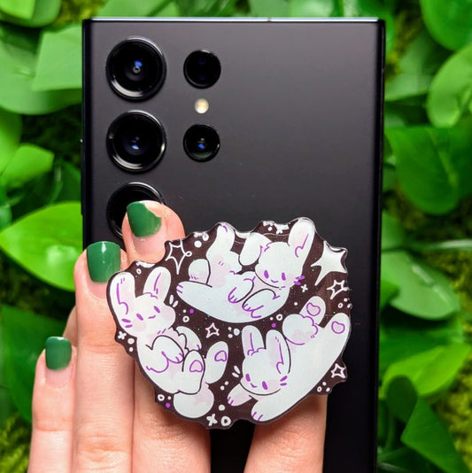 Space Bun Bun Phone Grip