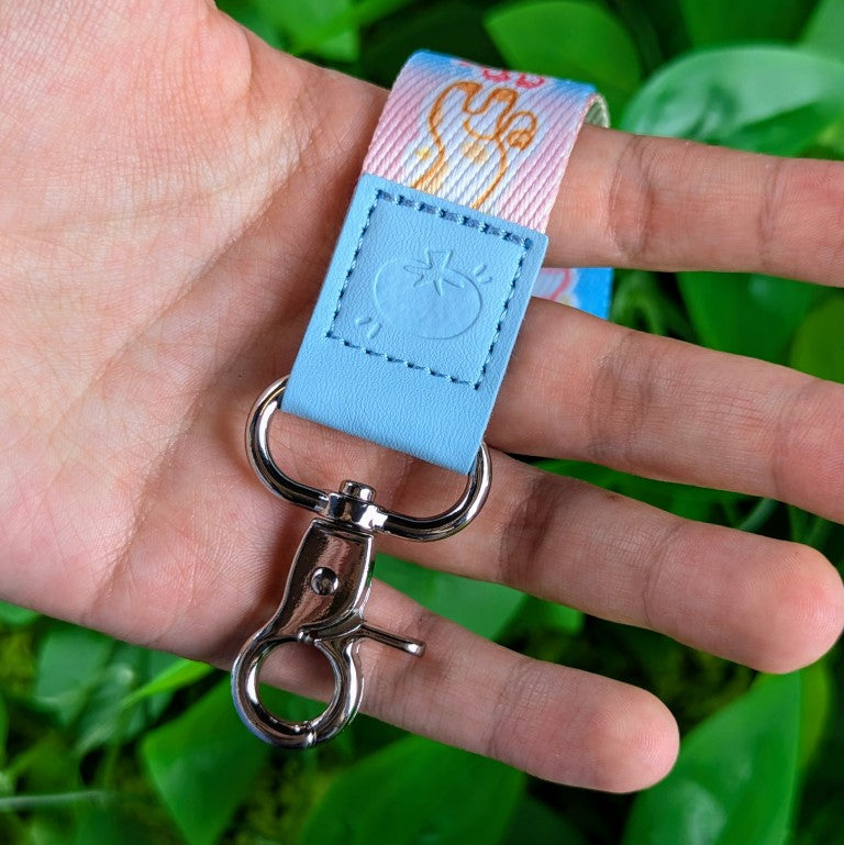 Long Cow Wrist Lanyard