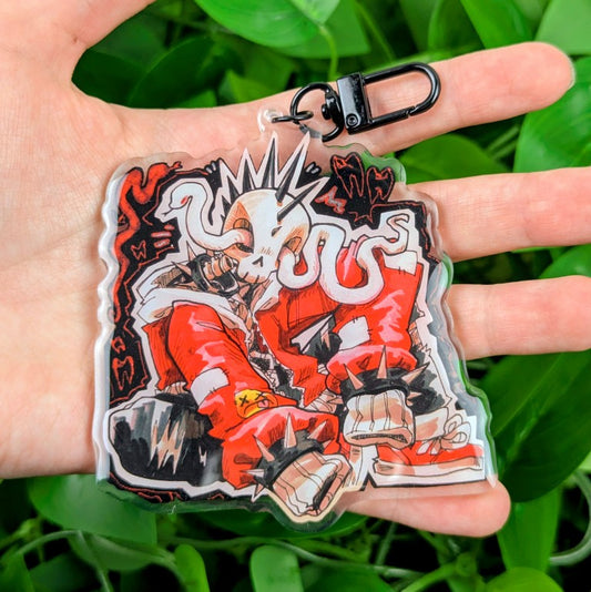 Grunge Skeleton Keychains!