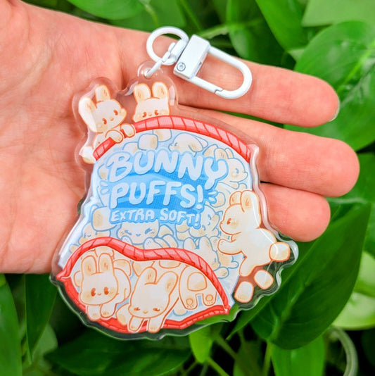 Bunny Puffs Keychain!