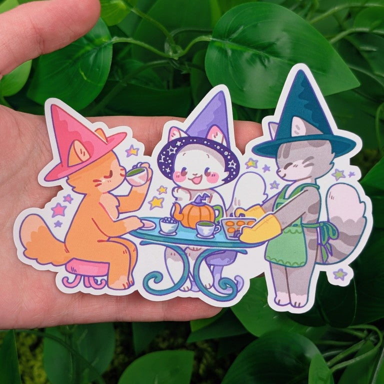 Cat Witch Stickers!
