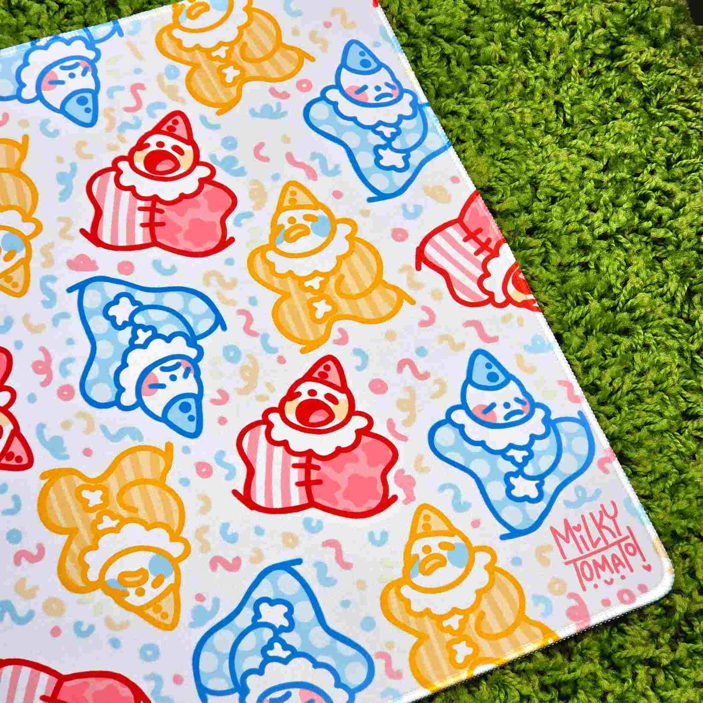 Little Clown Pattern Desk Mat!