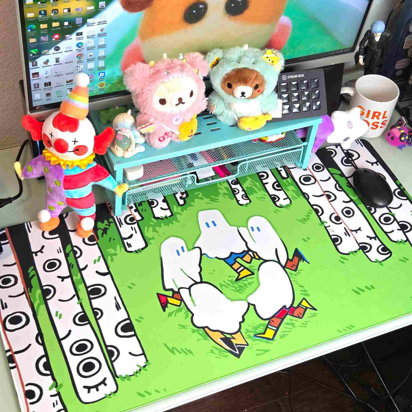 Forest Ghost Desk Mat!