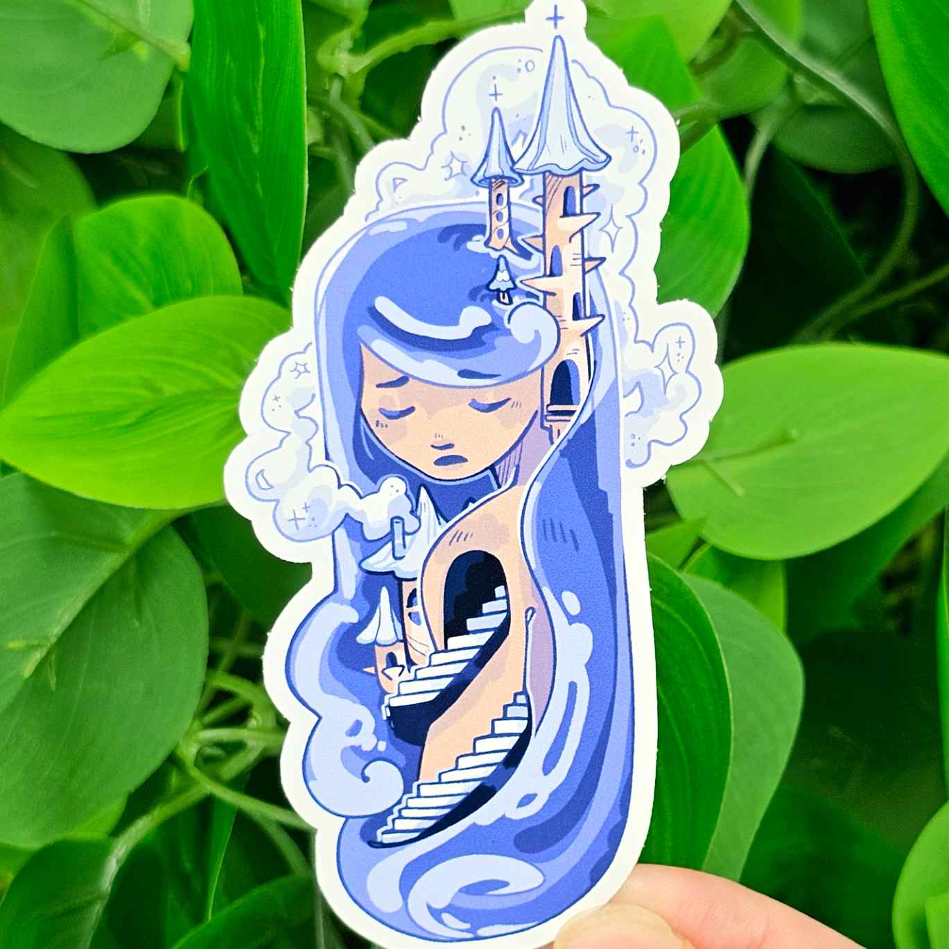 Sand Castle Girl Stickers!