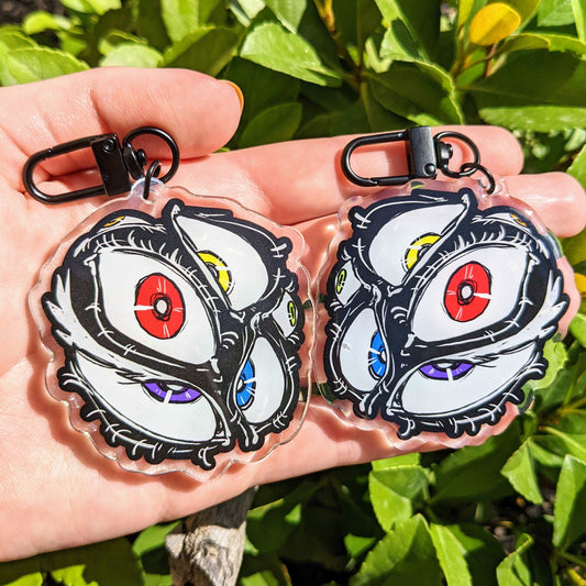 Rainbow Eyes Keychain
