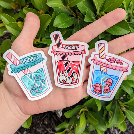 Boba Cup Sticker Set! - MilkyTomato