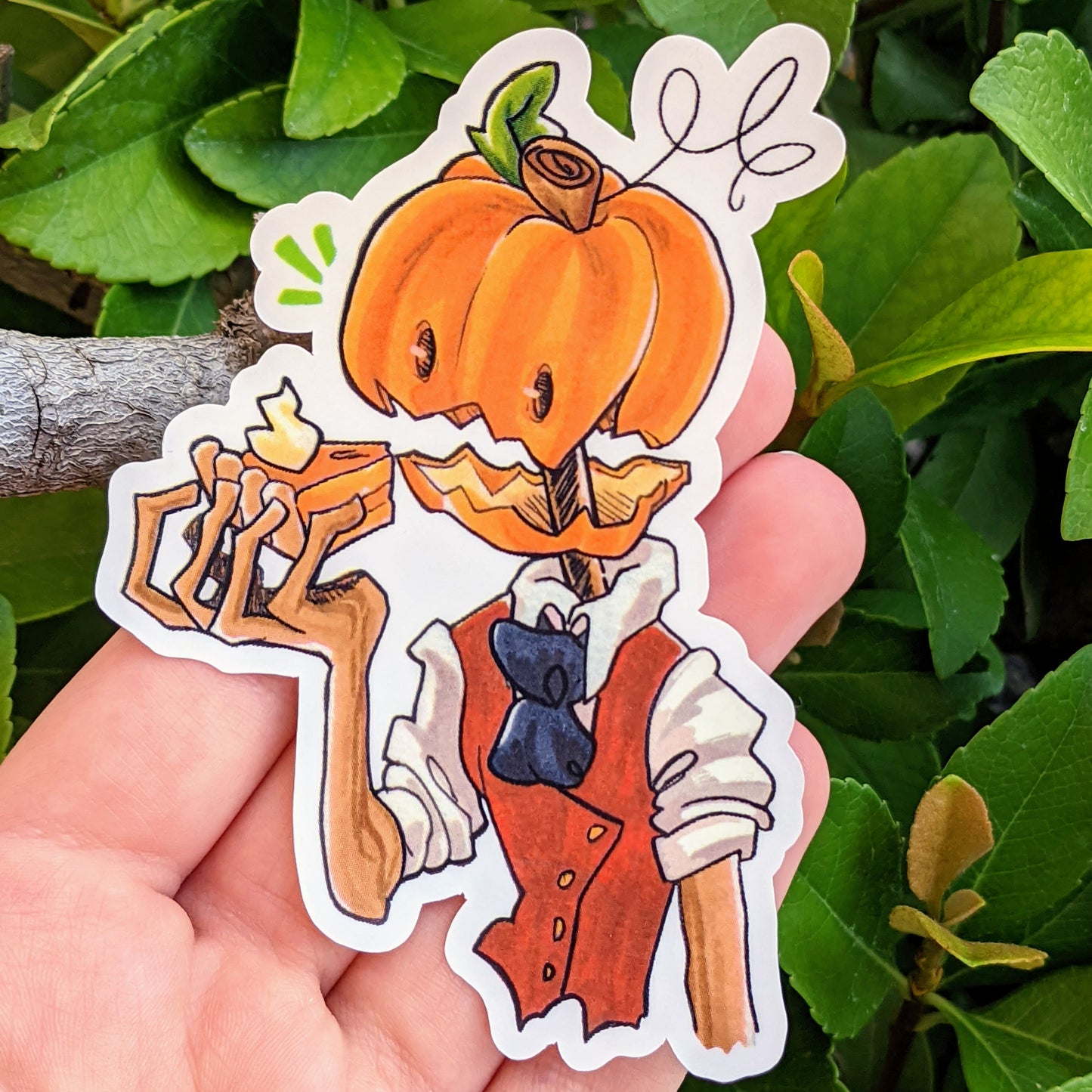 Pumpkin Head Stickers