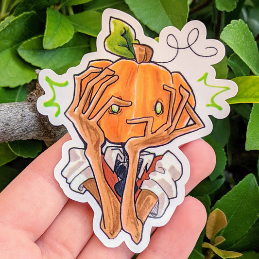 Pumpkin Head Stickers