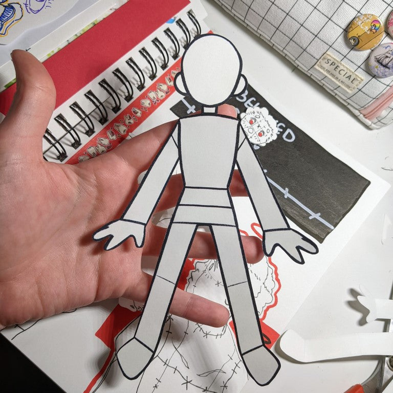 Paper Doll Templates PDF