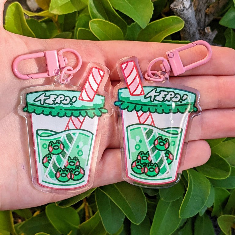 Cute Boba Cup Keychains