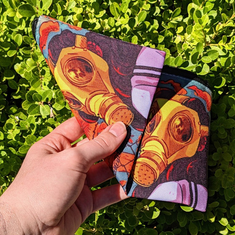 Gas Mask Girls Pencil Pouch