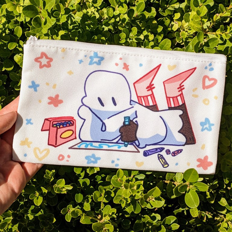 Crayon Ghost Pencil Pouch