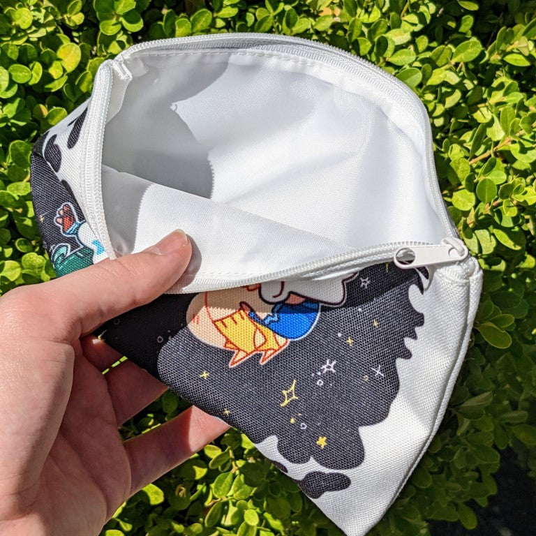 Space Ghosts Duo White Vers. Pencil Pouch