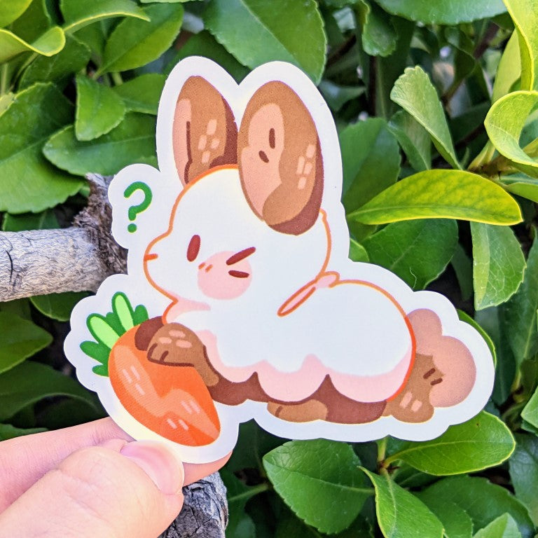 Cute Ghost Bunny Stickers!