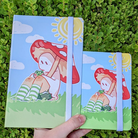 Red Mushroom Ghost Sketchbook