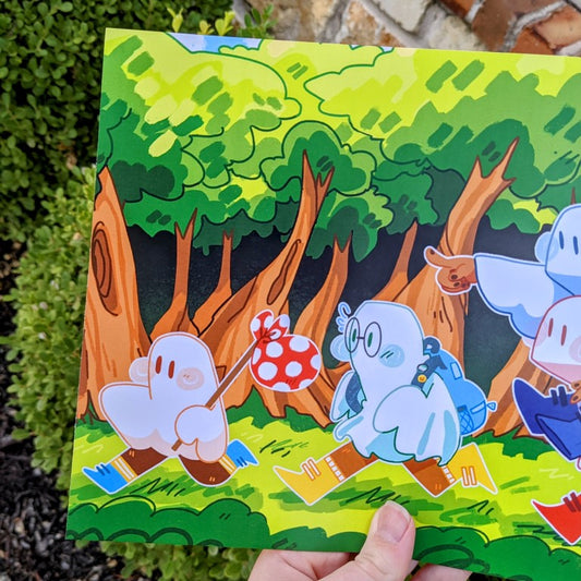 Runaway Ghosts 8.5x11 Print