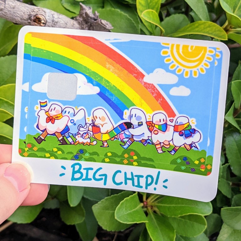 Ghost Pride Parade Credit Card Skins