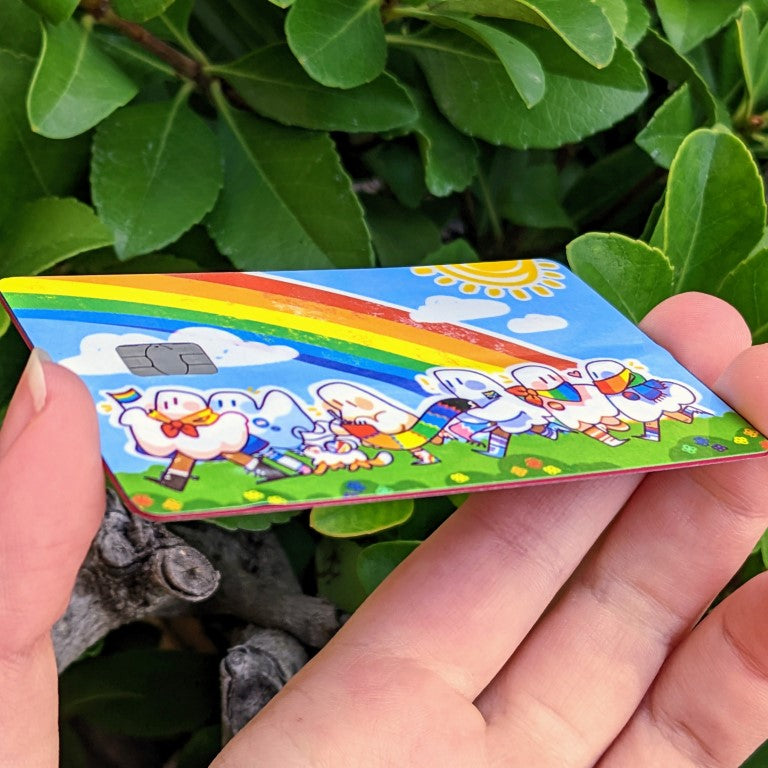 Ghost Pride Parade Credit Card Skins