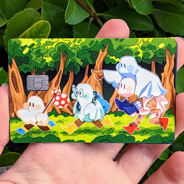 Runaway Ghosts Credit Card Skins