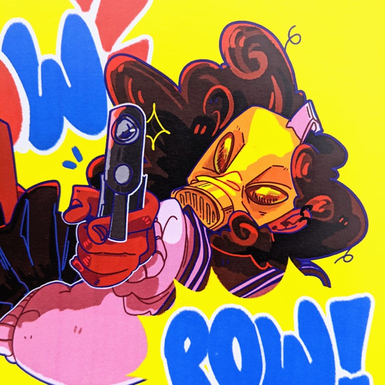 Gas Mask Girls Duo 8.5x11 Prints - Pow/Wham