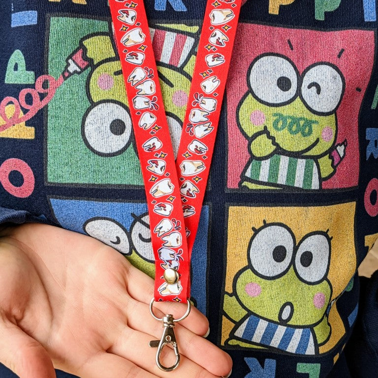 Bloody Teeth Lanyard