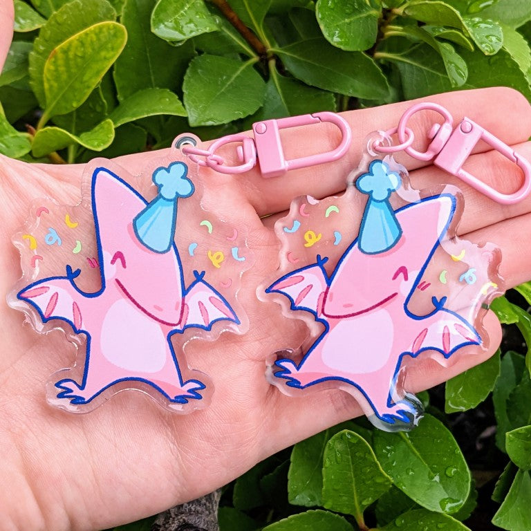 Party Dino Keychains!