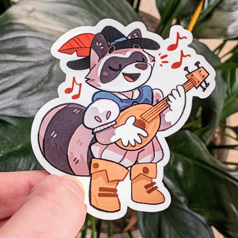 D&D Raccoon Stickers!