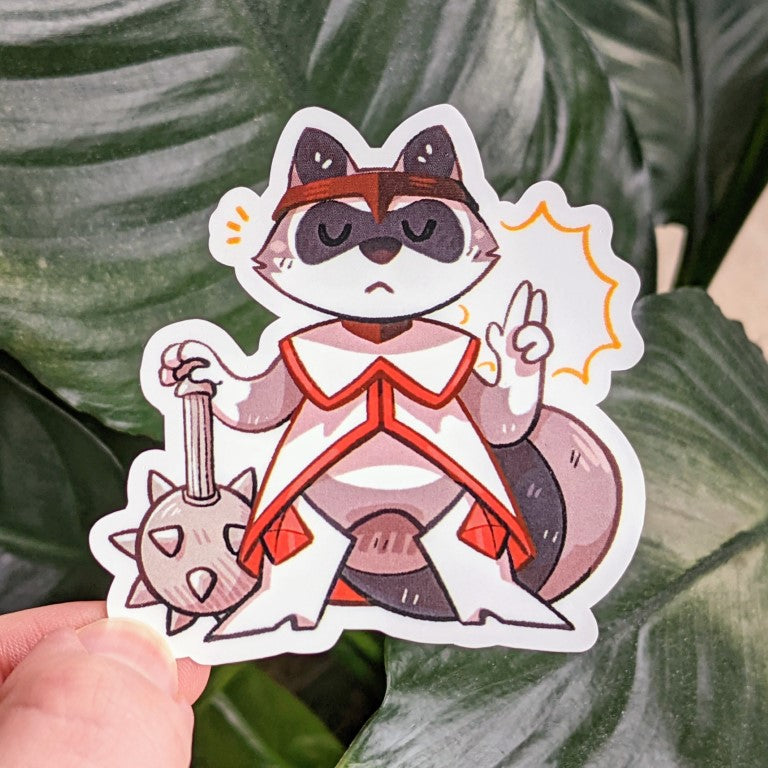 D&D Raccoon Stickers!