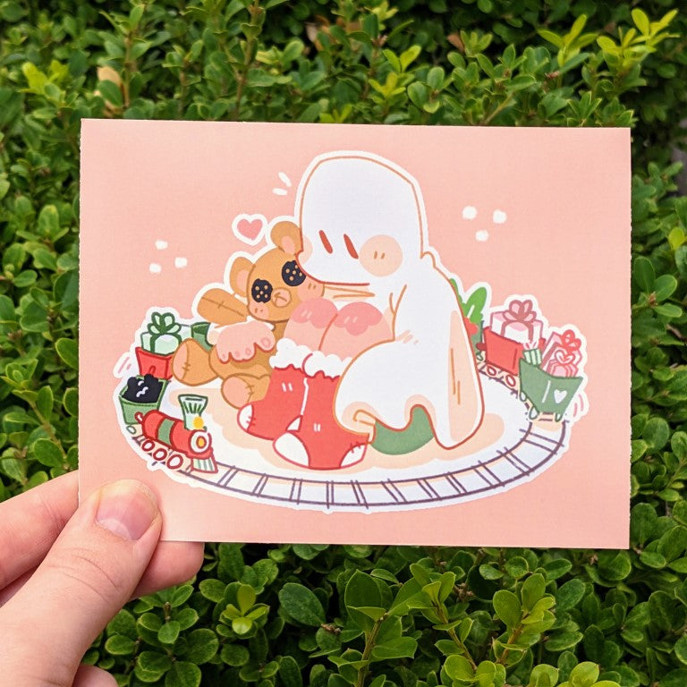 Christmas Ghosties Mini Prints 4x5"