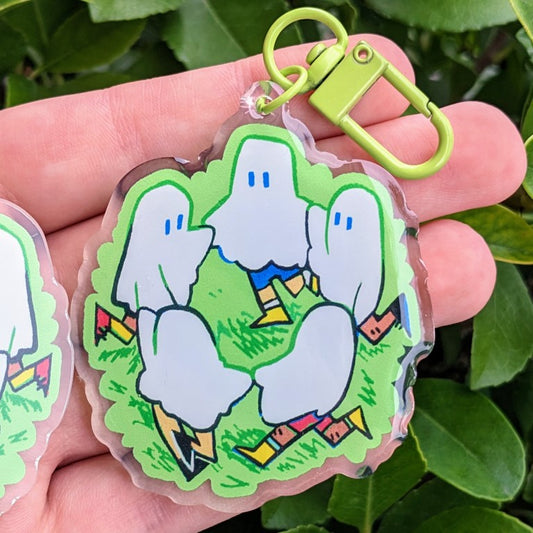 Forest Ghost Keychain!