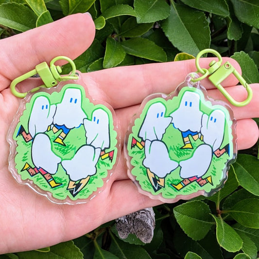 Forest Ghost Keychain!