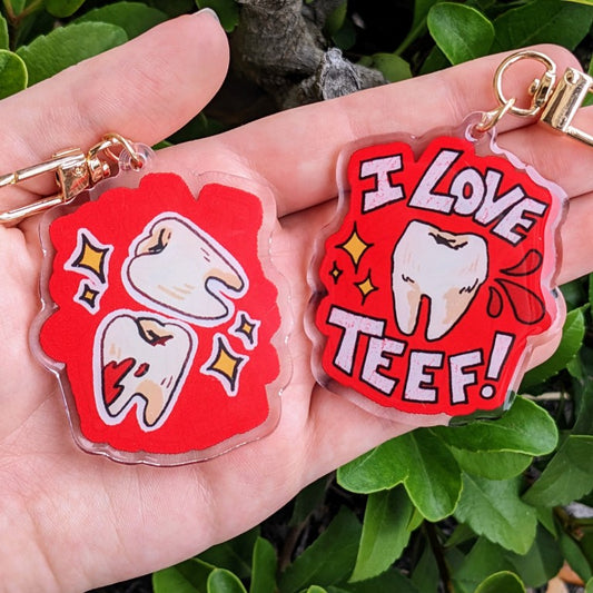 I Love Teef Keychain!