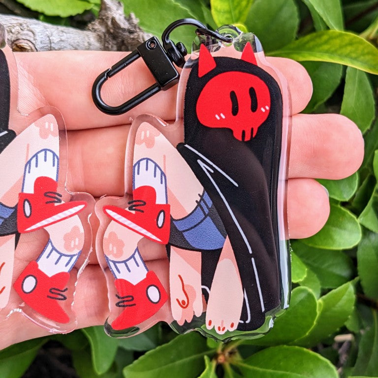 Devil and Angel Ghost Duo Keychains!