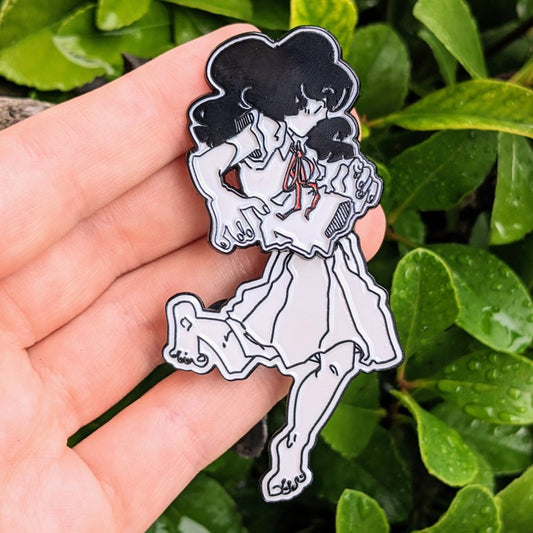 Split Girl Enamel Pin Set