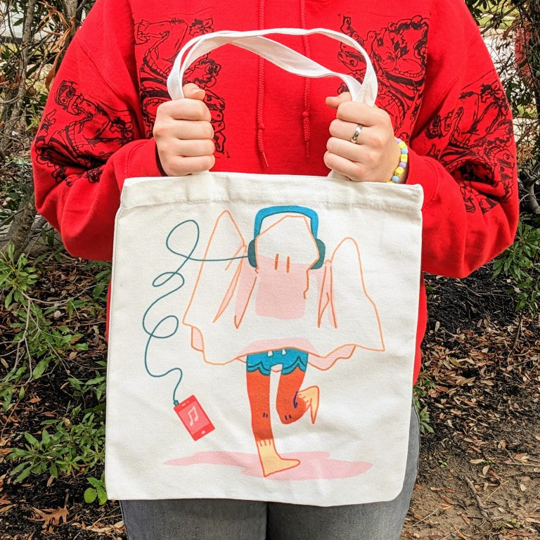 Music Ghost Tote Bag