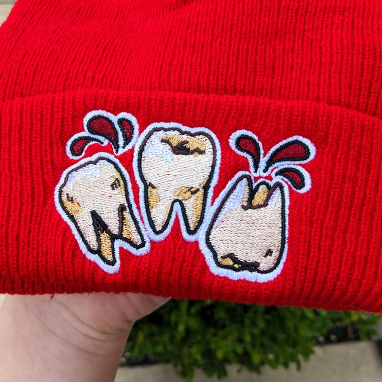 Bloody Teeth Beanie